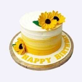 sunflower cake