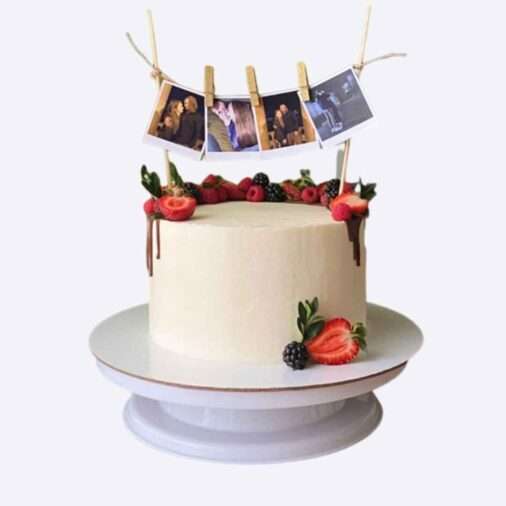 Photo gallery cake